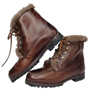 Cole Haan Vintage Insulated Leather Ankle Boots